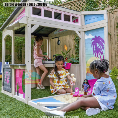 Barbie Wooden House : 280192